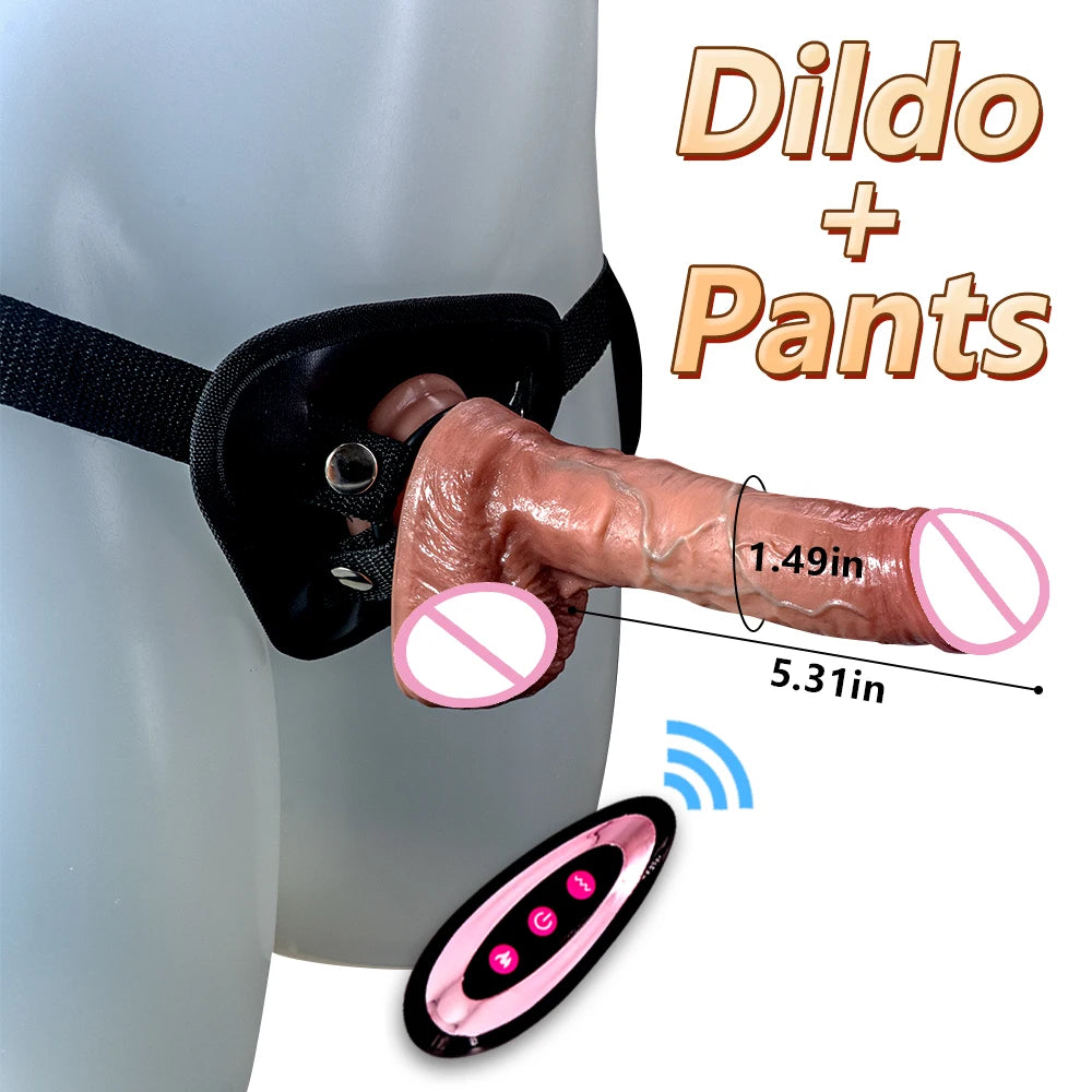 Automatic Thrusting Wireless Vibrator Telescopic Dildos For Women Big Dildo Vibrador Heating Skin Feeling Realistic Penis 18+