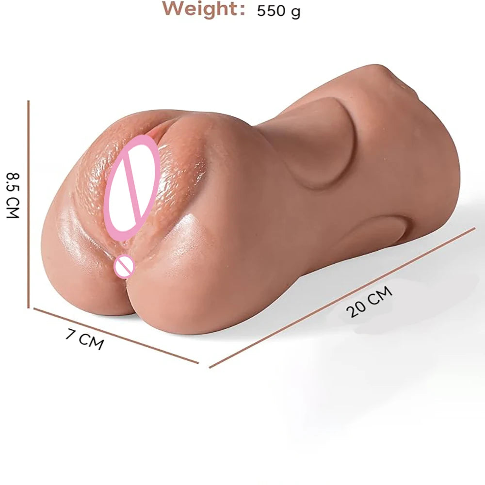 3 IN 1 Sex Toys Masturbation For Men Deep Throat Artificial Real Pussy Oral Male MasturbatorBlowjob Realistic Rubber Vagina