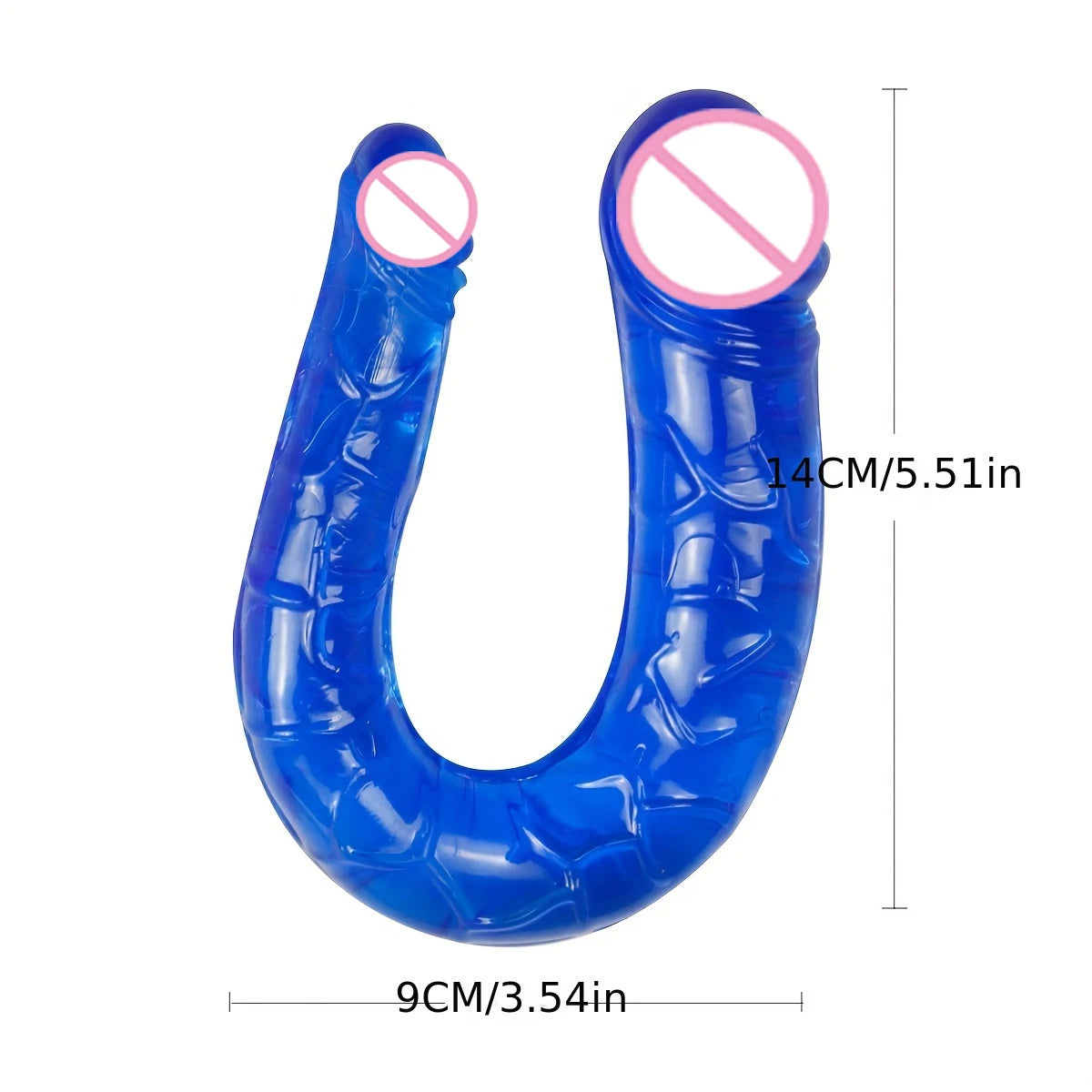 Double - Ended Realistic Dildo, Flexible Silicone Dual - Stimulation Toy for Couples & Solo Intimate Play Sex Toys