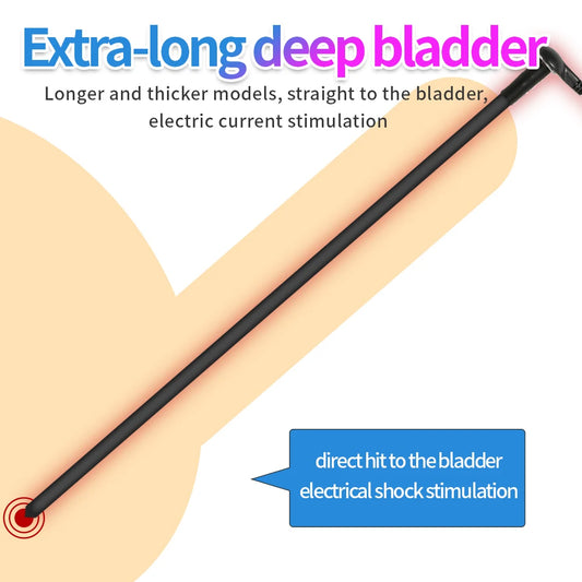 Sex Toy for Men Horse Eye Stick Stimulation Urethral Plug Urethra Beads Electro Shock Stimulation Male Masturbator Extender Plug