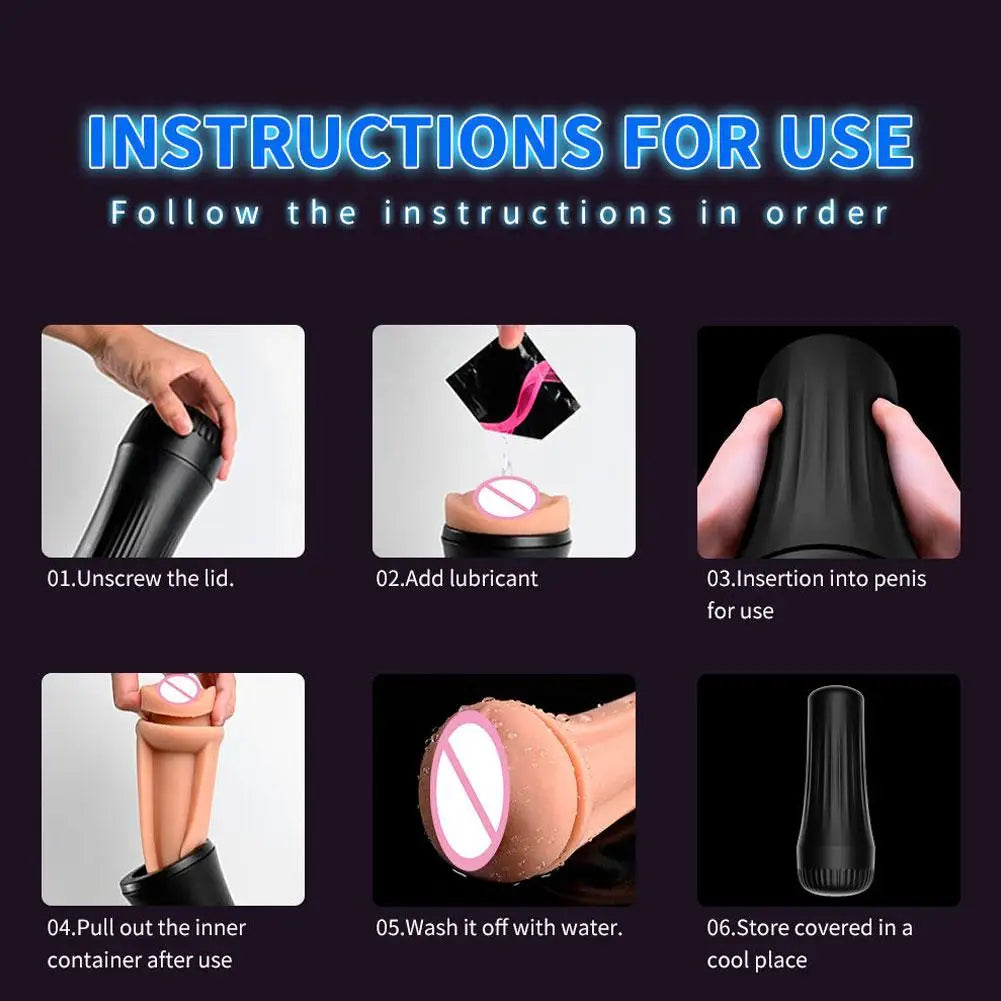 Male Masturbator Realistic And Compact Vagina Soft Tight Pussy Erotic For Men Masturbatings Machine Toy 18+ Adults Sex Toys