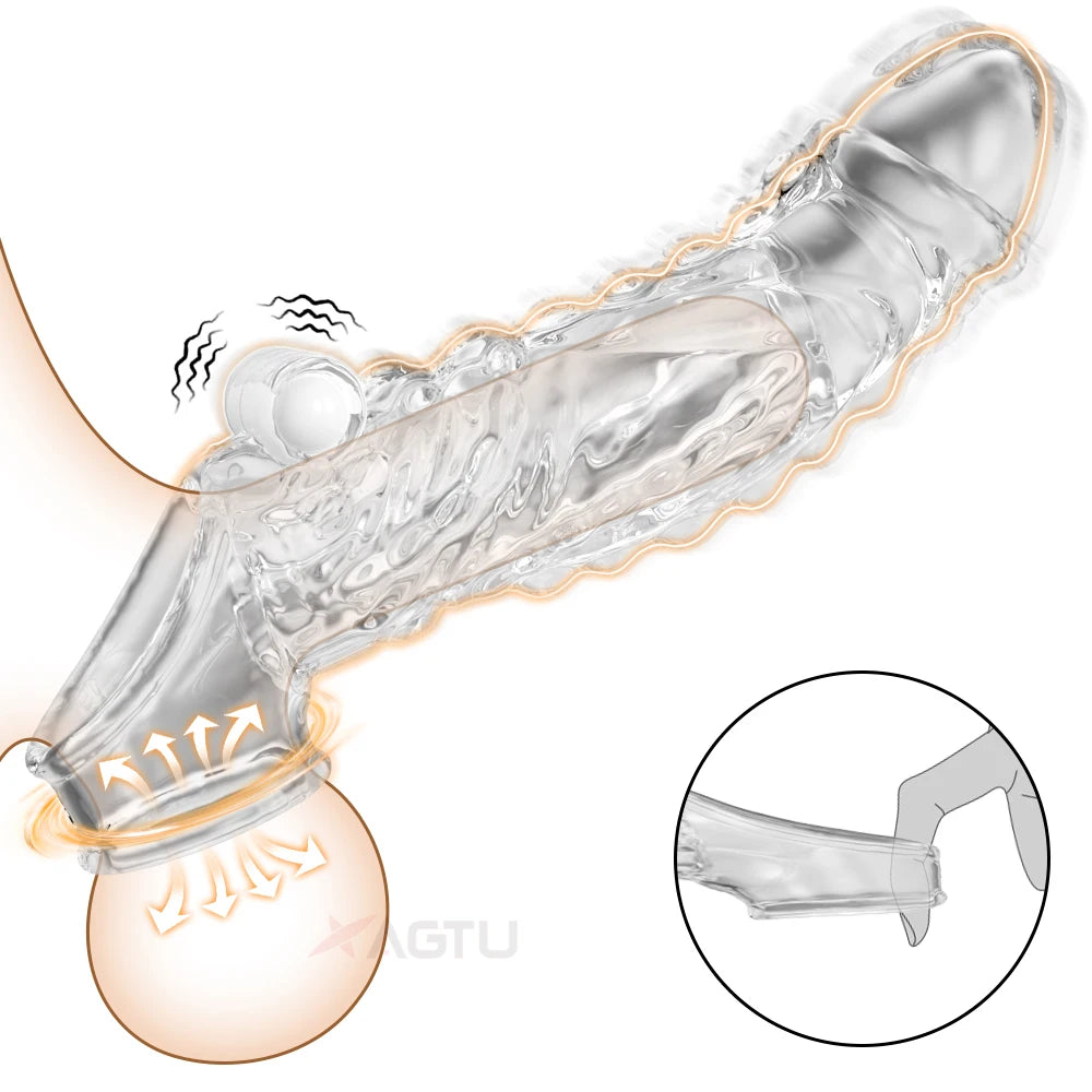 Double Penetration Vagina Vibrator Adult Toys Extensions Big Penis Vibrator Long Huge Dildos Double Anal Adult Erotica Products