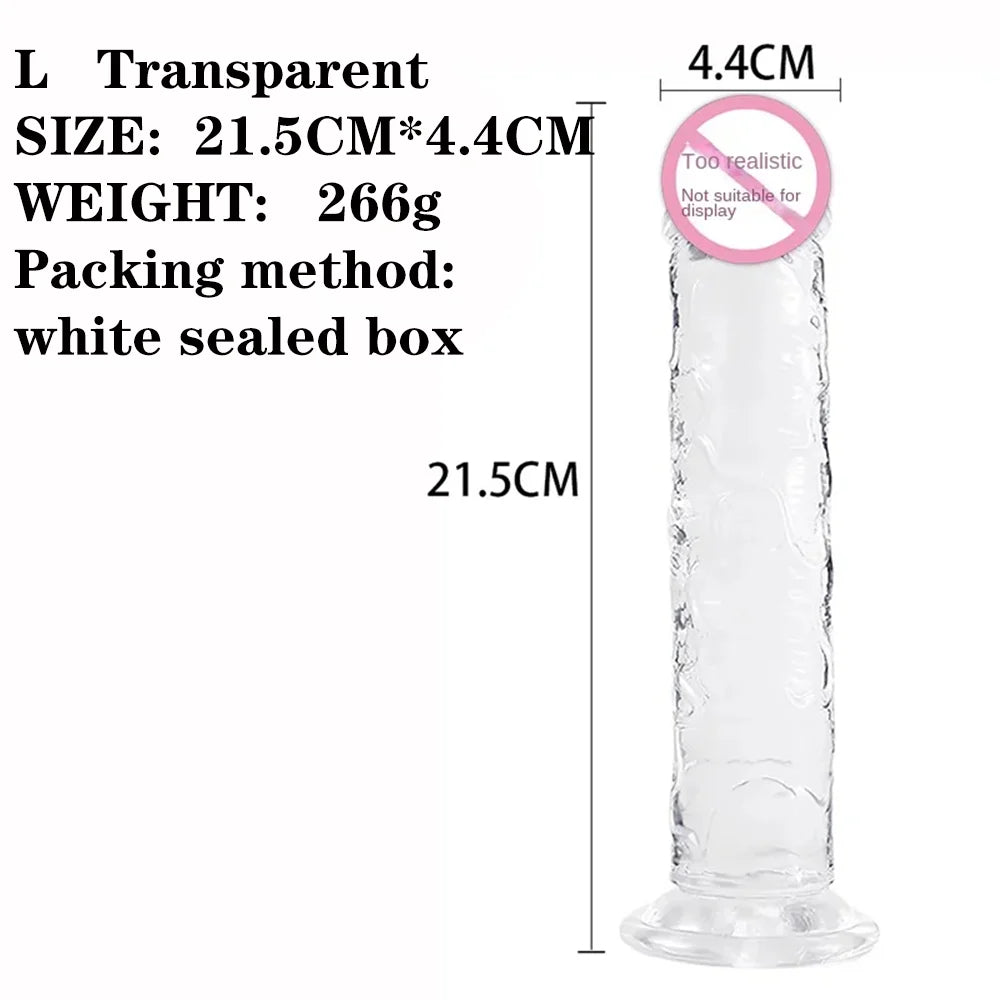 Dildos Sex Toys Adults 18 Sex Toy Soft Dick For Woman TPE Artificial Penis G-spot Simulation Full Size Realistic Anal Dildo Xl