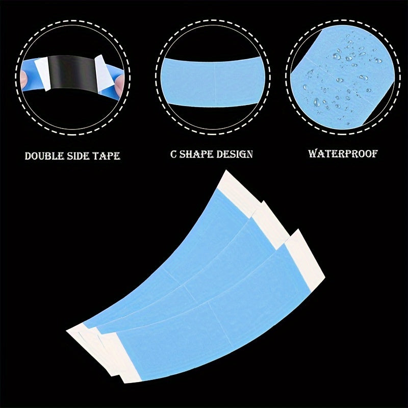 36 Pieces Waterproof Double Side Adhesive Lace Front Wig Tape for Hair Extension and Toupee Wigs