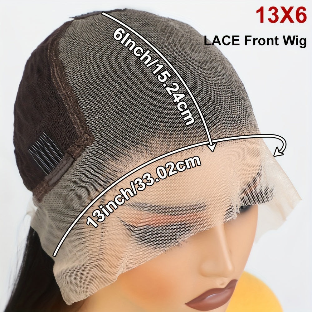 Synthetic 13x6 Lace Front Wigs 180 Density HD Lace Frontal Wigs For Women Long Straight Wigs Straight Hair Heat Resistant Fiber Hair Synthetic Lace Front Wigs 28inch