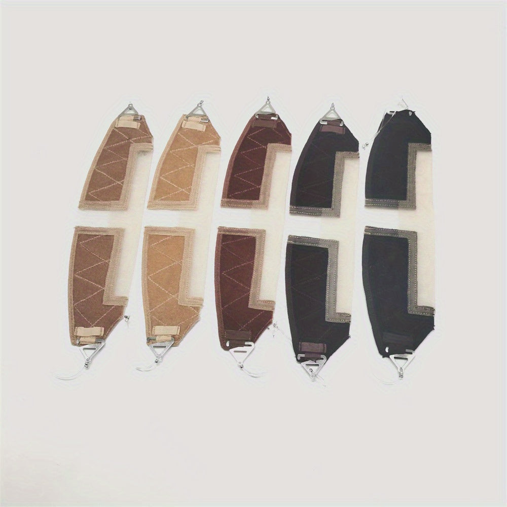 1pc Transparent Elastic Fishing Line Headband Velvet Headband With Small Pieces Of Invisible T Lace Headband For Wearing Wigs