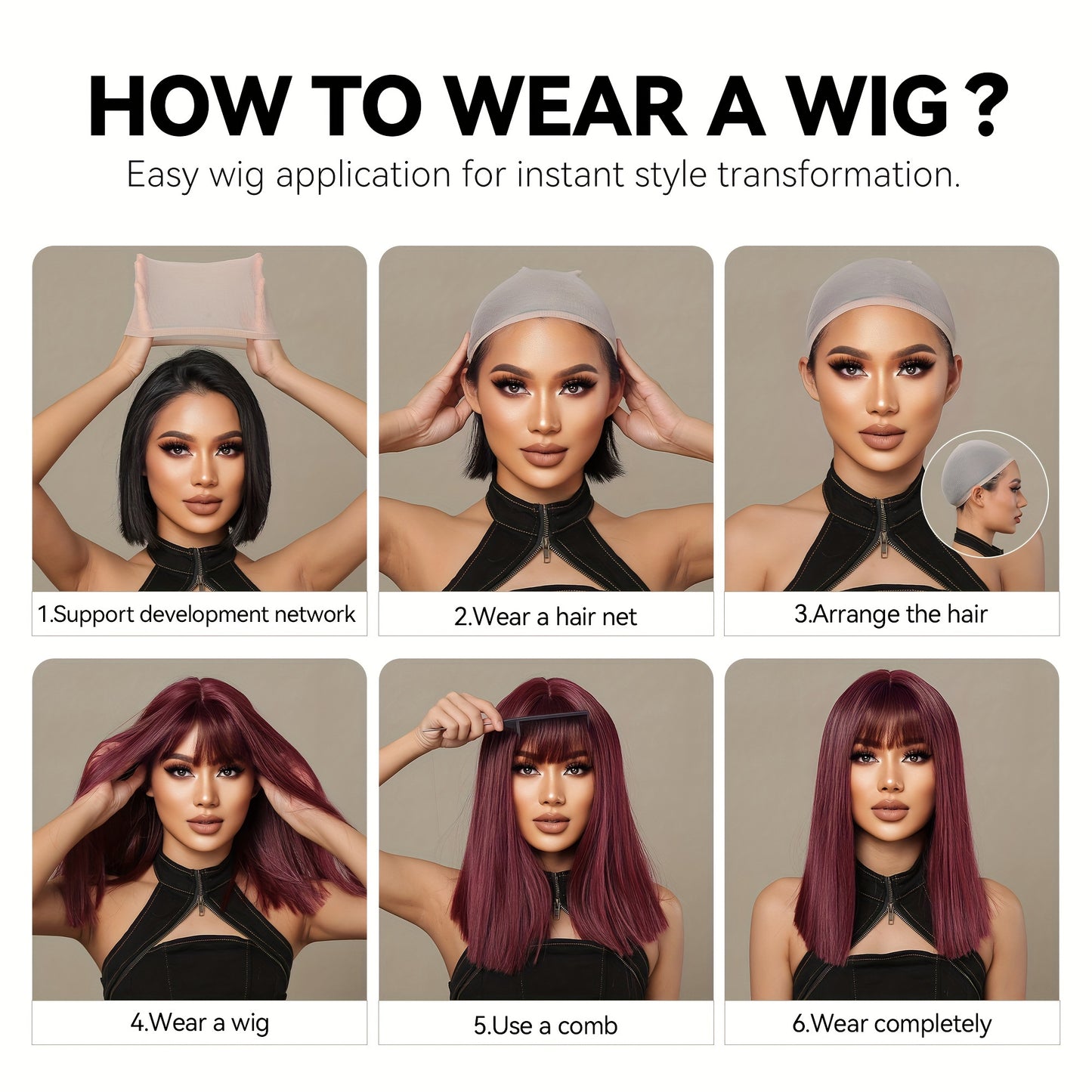Synthetic 8 Inch Short Brown Wigs Pixie Cut Wigs For Women Daily Or Cosplay Use
