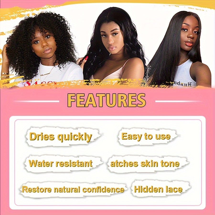 3.4OZ Lace Tint Mousse Spray For Wigs, Waterproof And Sweatproof Fast Drying Melting Mousse, Does Not Hurt The Hair, No Harmful Chemica