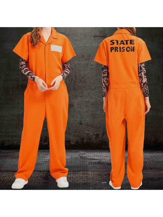 Cosplay Costumes for Halloween Court Style Outfit Perfect for Role Playing Unique Prisoner Costume, Halloween Costume for Women, Halloween Costume, Themed Party Wear, Roleplay Outfit, Vintage Costume, Theatrical Outfit, Detai