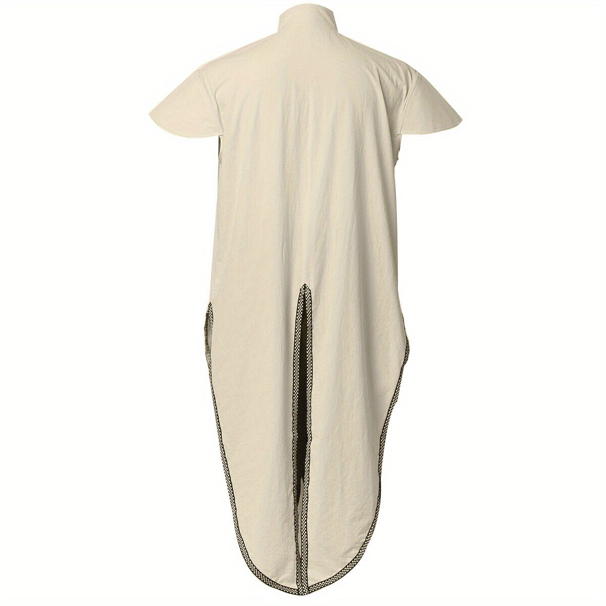 Men's Medieval Knight Tunic Costume - Viking/Renaissance LARP Roleplay Shirt with Chainmail-Free Sleeve Edges | Historical Battle Dress & Pirate Warrior Outfit, Knights Costume For Men, Medieval Halloween Costume For Men, Med