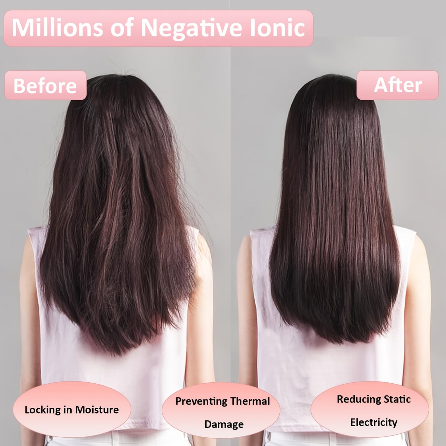 3-in-1 Electric Hot Comb Straightener | Fast-Heating & Anti-Scald | Sleek Hair Brush for All Hair Types & Wigs | Ideal Gift for Special Occasions