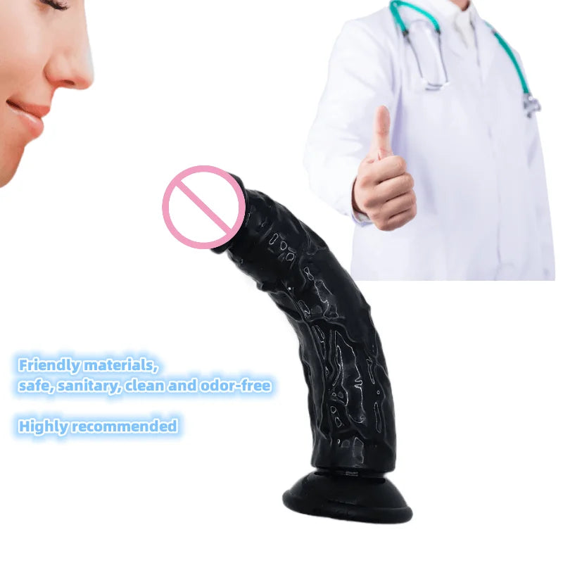 Realistic Dildo Sex toys for Woman Men Couples Silicone Penis  Masturbator Black Dildos Erotic Cock G Spot Clitoris Anal Sex Toy