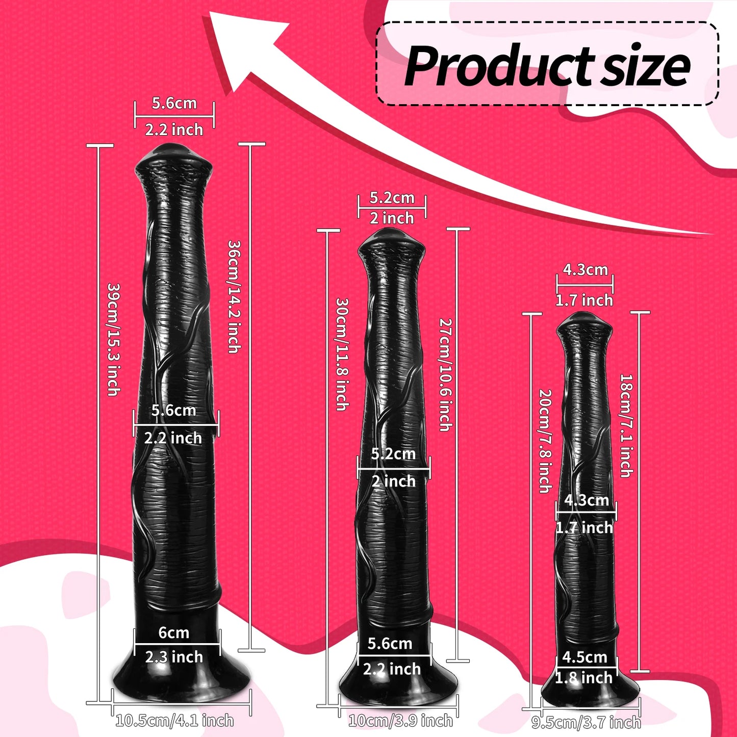 Huge Horse Dildos Silicone Monster Penis Soft Anal Plug Masturbator Animal Dick for Lesbian Gay Buttplug Lovers Silicone Sex Toy