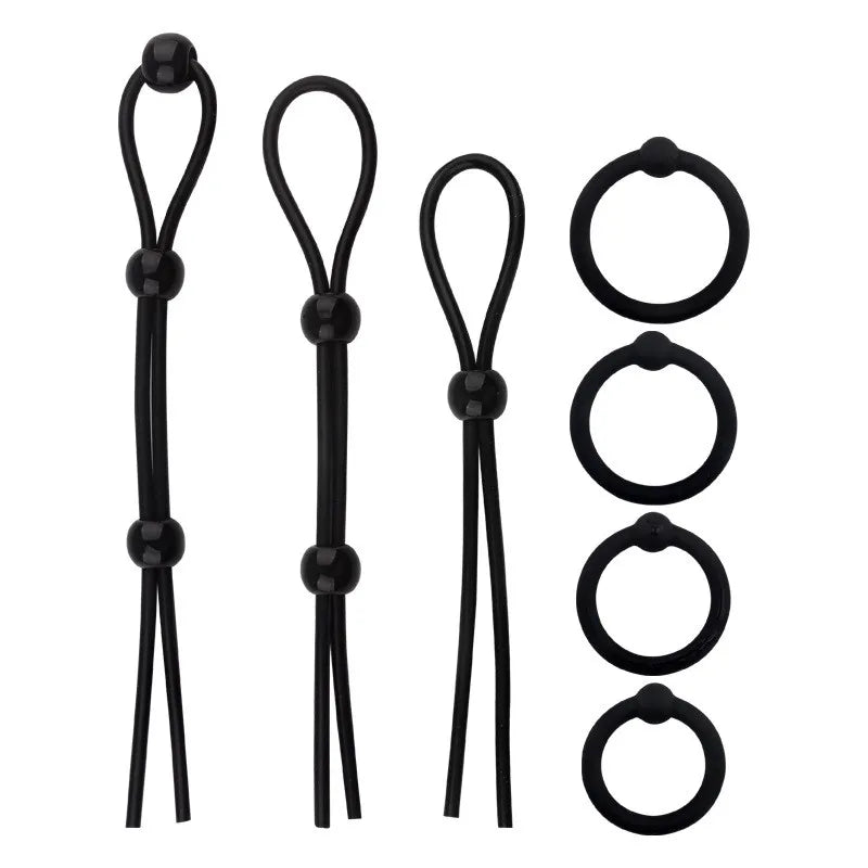 Sex Toys for Men of Reusable Cock Rings Adjustable Bondage Rope for Adults Games to Delay Ejaculation Erotic Products