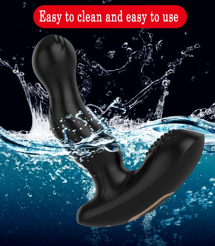 2021 Tickling Prostate Massager Gay Toys 10 Mode vibration Anal Plug Buttplug G-Spot Stimulate Vibrator Sex Toys For Men Women