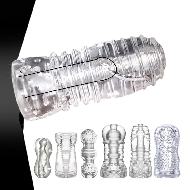 Sex Toys For Men Penis Enlargement Trainer 6 Stage Male Masturbator Pocket Pussy Real Vagina Sex Machine Sexual Toy Adult