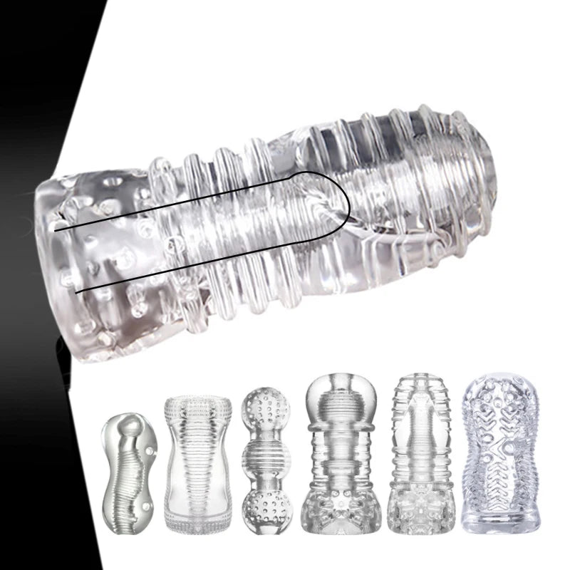 Sex Toys For Men Penis Enlargement Trainer 6 Stage Male Masturbator Pocket Pussy Real Vagina Sex Machine Sexual Toy Adult