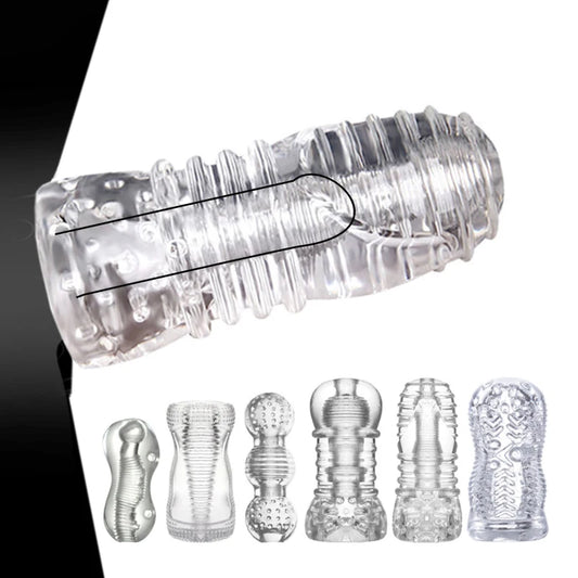 Sex Toys For Men Penis Enlargement Trainer 6 Stage Male Masturbator Pocket Pussy Real Vagina Sex Machine Sexual Toy Adult