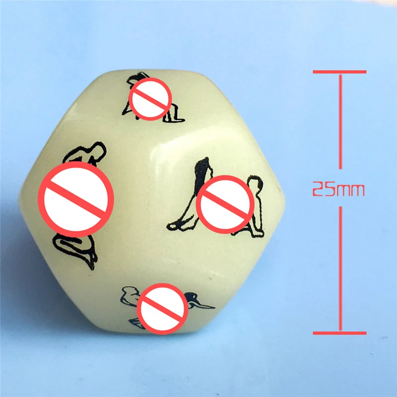 Sex Toys For Couples Women Adult Game Funny Sex Dice 6/12 Sides Romance Love Humour Gambling Erotic Crap Dice Bar Christmas Gift