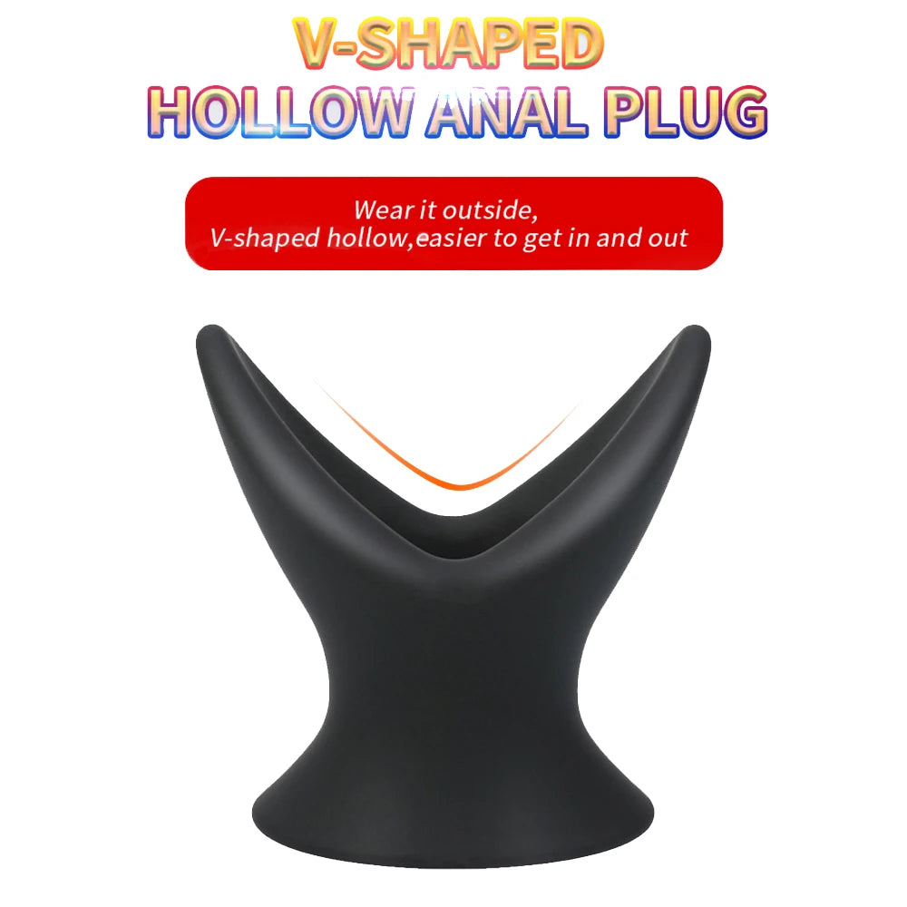 Dildo Butt Plug Anal Dilator Soft Speculum Enema Hollow Anal Plug Masturbation Prostata Massager Adult Sex Toys For Woman Men