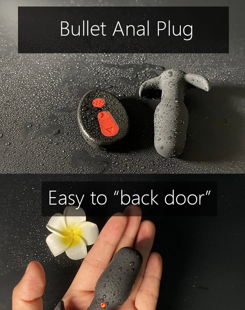 Anal Vibrator Gay Sex Toy For Men Prostate Stimulator Vibrating Massager Dildo Wireless Remote Controlled Butt Plug Vibrators