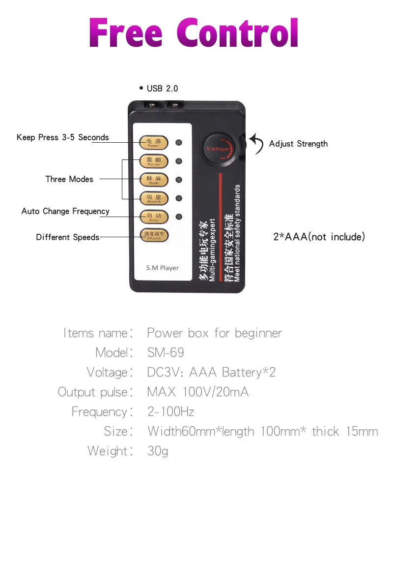 Powerful Breast Pump Sex Toy For Women Men Gay Electric Shock Pulse Breast Pump Vaginal Pump Electro Shock Orgasmic Masturbation