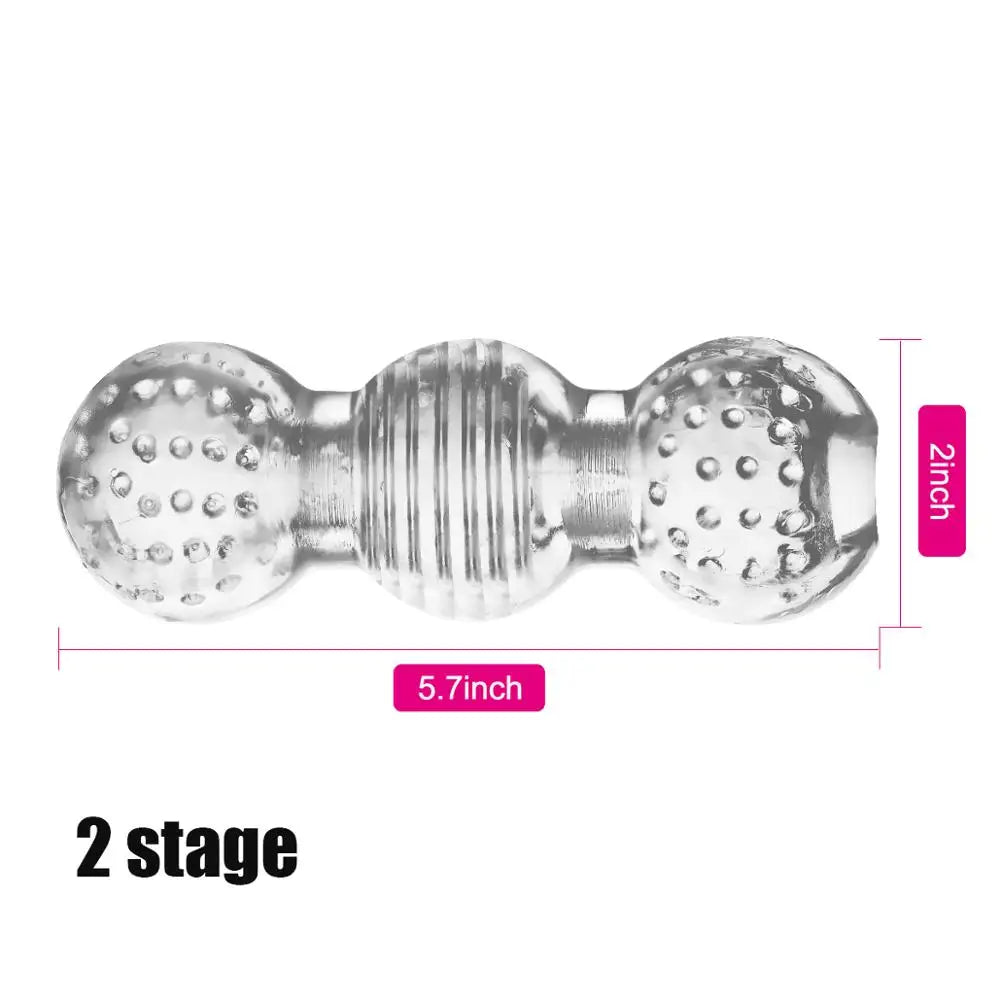 Sex Toys For Men Penis Enlargement Trainer 6 Stage Male Masturbator Pocket Pussy Real Vagina Sex Machine Sexual Toy Adult