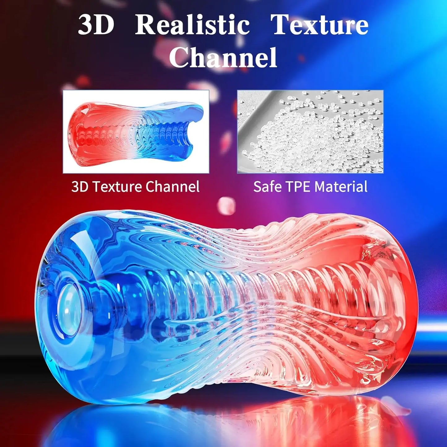 Male Masturbator Cup Sex Toys Adult Sex Toy Pocket Pussy TPE Male Penis Training Sex Toy For Men 3D Realistic Texture Couple 18+