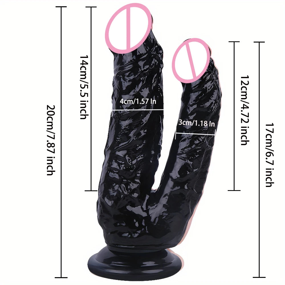 Double Dildos Big Anal Butt Plug for Sex Machine Double Headed Penis for women man couples Huge Dildo Sex Toy