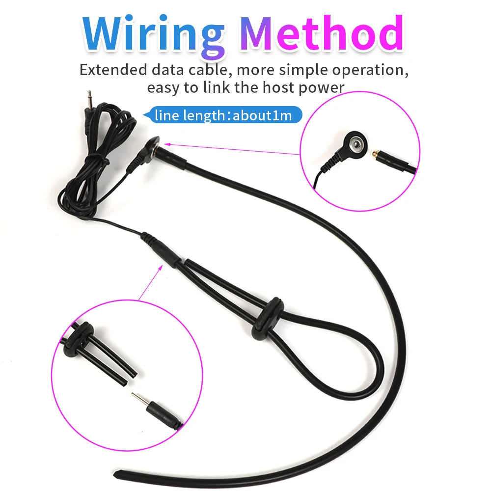 Sex Toy for Men Horse Eye Stick Stimulation Urethral Plug Urethra Beads Electro Shock Stimulation Male Masturbator Extender Plug