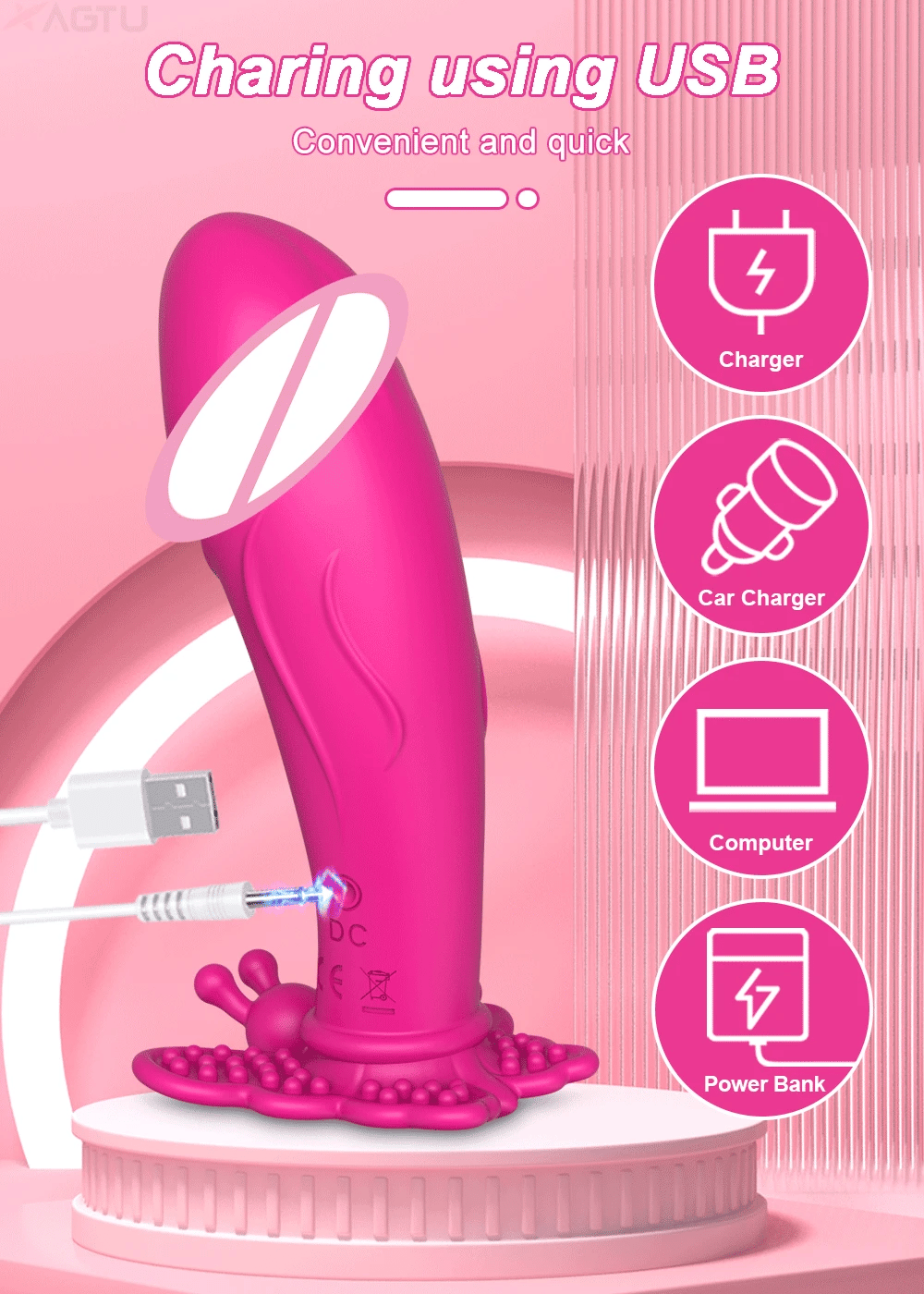 Sex Toys G Spot Vibrator for Women Clit Stimulator Vagina Nipple Massage Female Masturbator Dildo Vibrator Adults Sex Toys