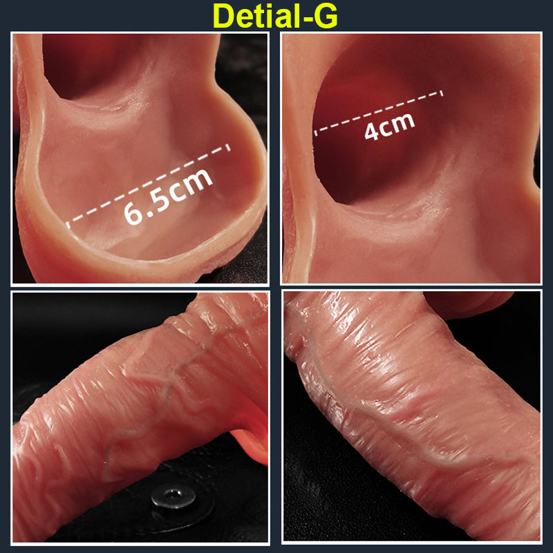 Male Penis Sleeve Sex toys Cock Extender Reusable Condoms Delay Ejaculation Penis Enlargement Silicone Sex Toy For Men Sex Shop