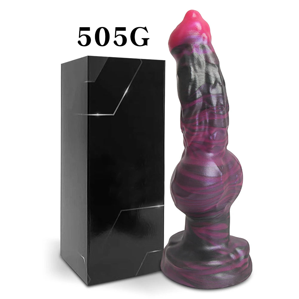 Monster Dildo Big Anal Plug Dog Dildo Butt Plug Adult Sex Toy Anal Stimulation Soft Animal Penis For Female Anal Erotic Sexy Toy