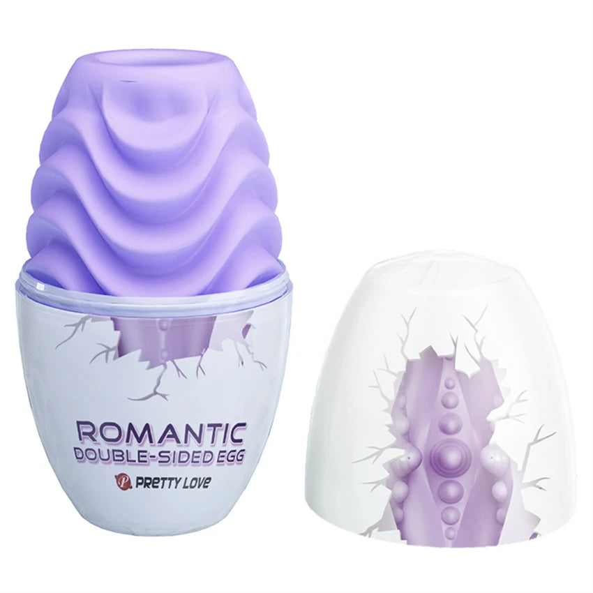 Male Masturbator Egg Erotic Toy for Adult Silicone Penis Exercise Masturbation Cup Sex Toy for Men Protable Penis Pussy Sex Shop