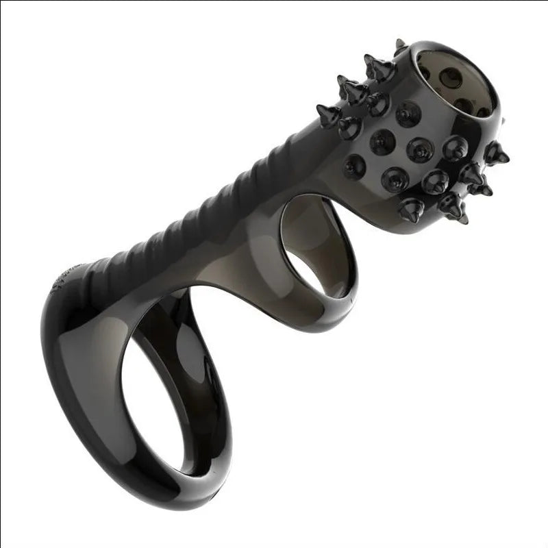 Reusable Silico Penis Rings Sex Toys for Man Delay Ejaculation Stronger Erection Adult Supplies Linen Nozzle Cock Ring Sex Shop