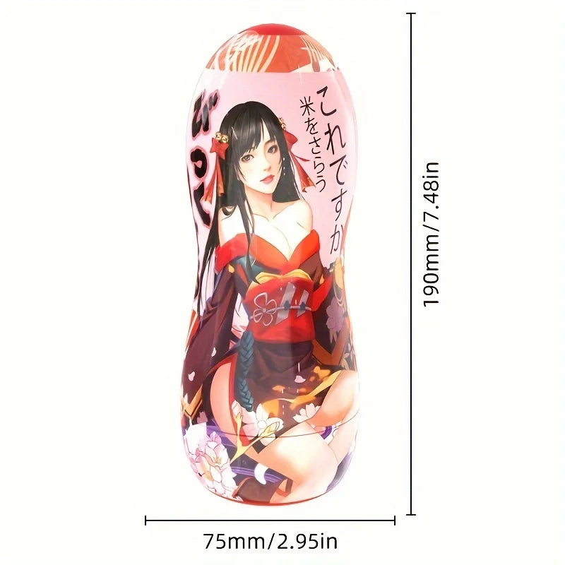 Male penis sex toy, men's toy, with unique external patterns and particle stimulation, super smooth and true internal texture