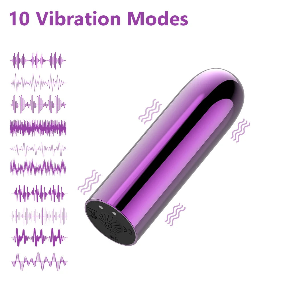 Sex Toys 10 Vibration Mini Bullet Vibrator Clitoris Stimulator G-spot Orgasm Dildo Vibrator Sex Toy for Women 18+