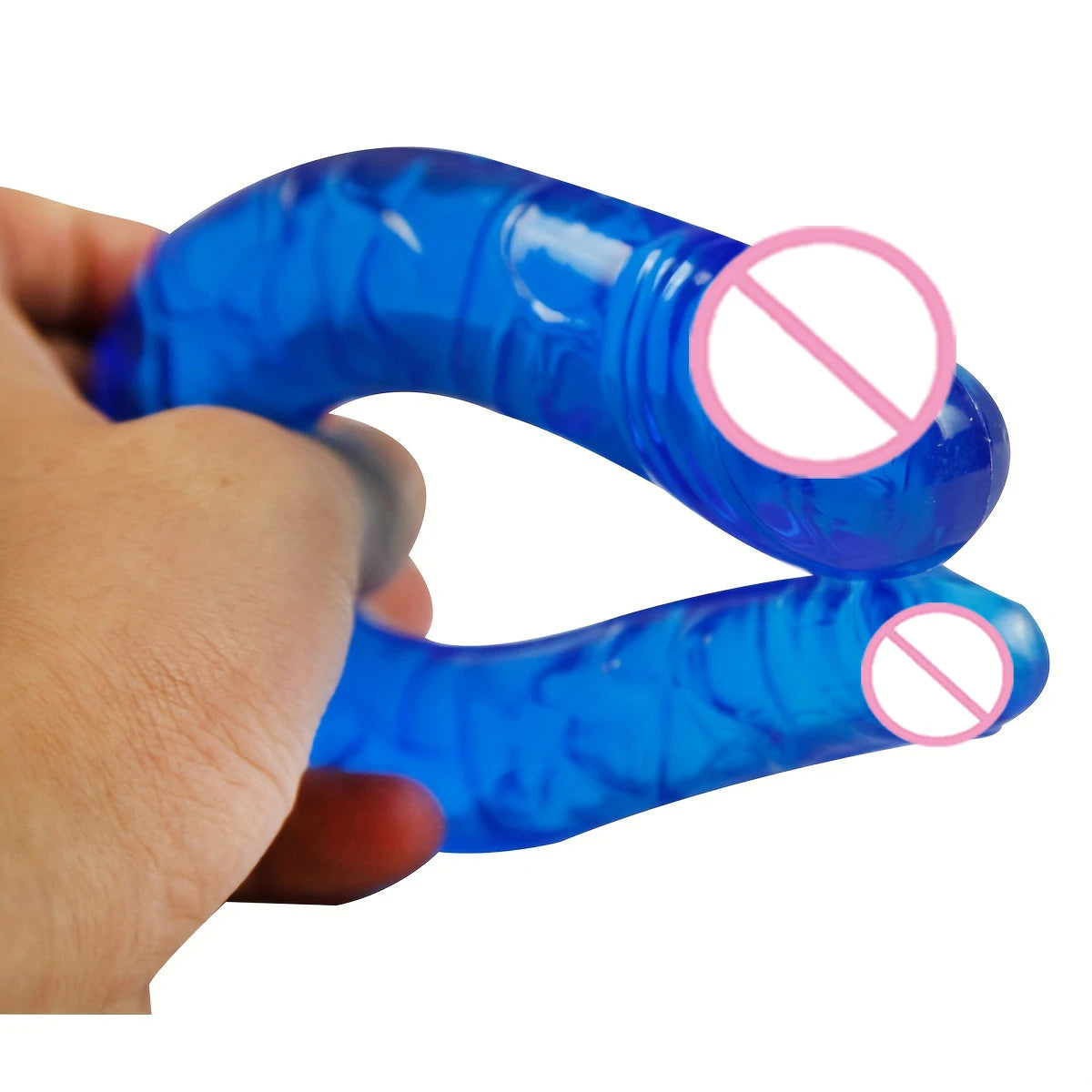 Double - Ended Realistic Dildo, Flexible Silicone Dual - Stimulation Toy for Couples & Solo Intimate Play Sex Toys