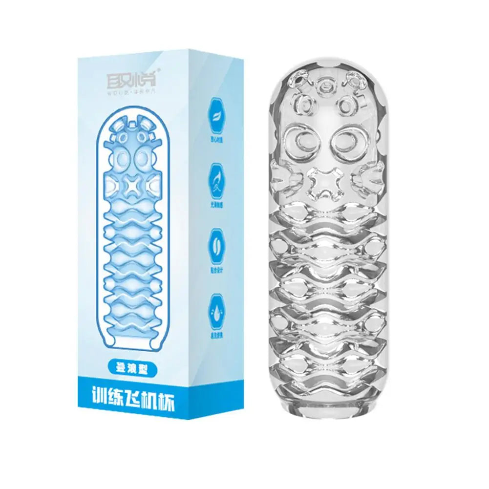 Masturbation Cup for Men Penis Massage Pussy Blowjob Toy Sexy Pocket Vagina Soft Male Exercise Adult Goods 18+