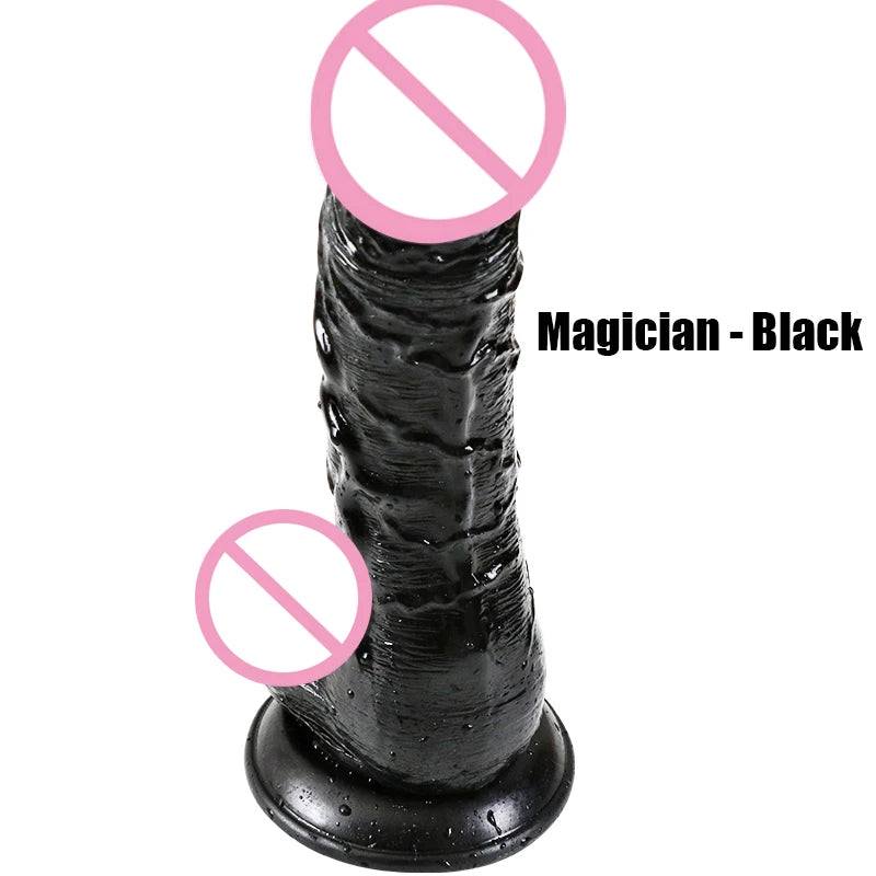 Realistic Inflatable Dildo for Women - Soft Fleshy Texture Adult Pleasure Toy