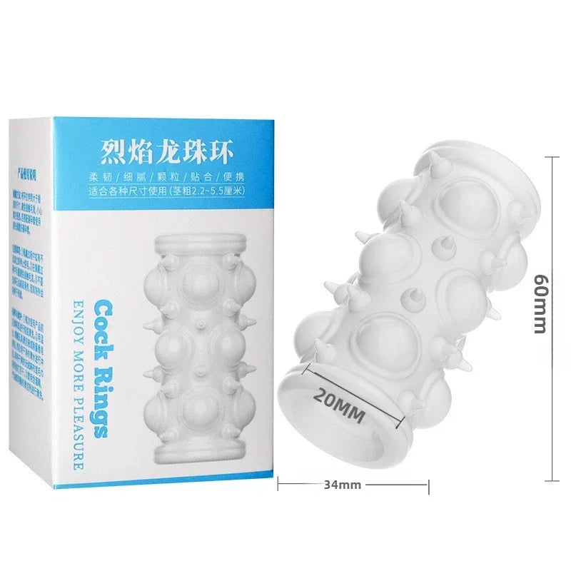 Sex Toys for Men Hyperstimulation Massager Cock Penis Ring Delay Ejaculation Stronger Erection Sex Toys Adult Supplies Cock