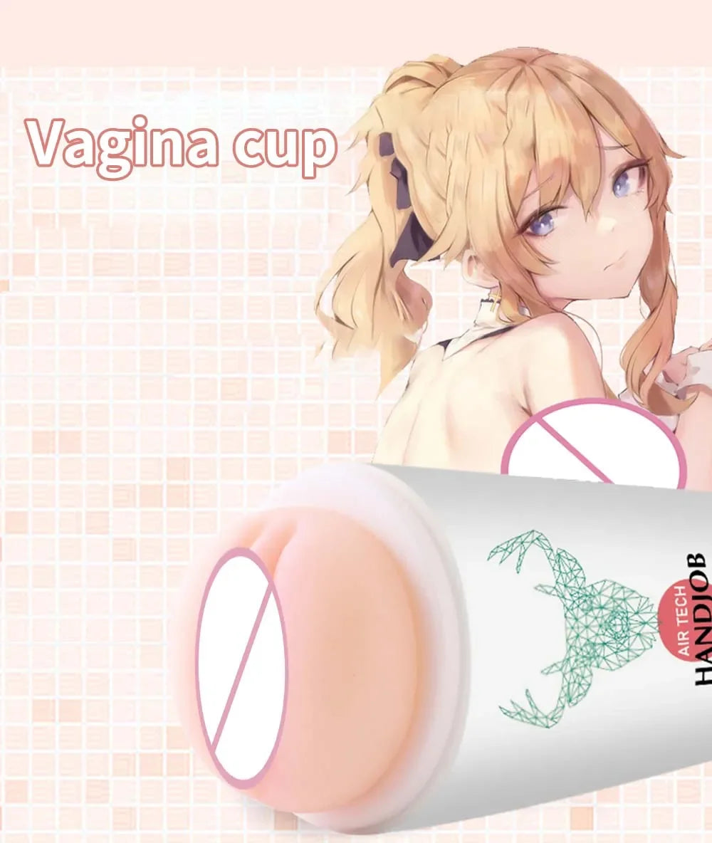 Sexy Sex Toy for Men Realistic Adult Product Male Masturbation Cup Artificial Vagina 3D Manual Pocket Pussy Men’s Masturbator