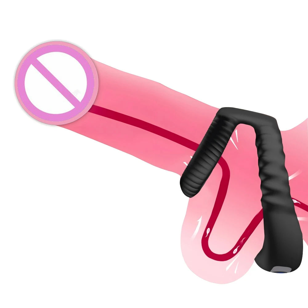 Vibrator Cock Ring Penis Cock Ring for Man adjustable Ejaculation Stimulator Sex Toy for Men Couple Ring Penis Toy for Adult 18