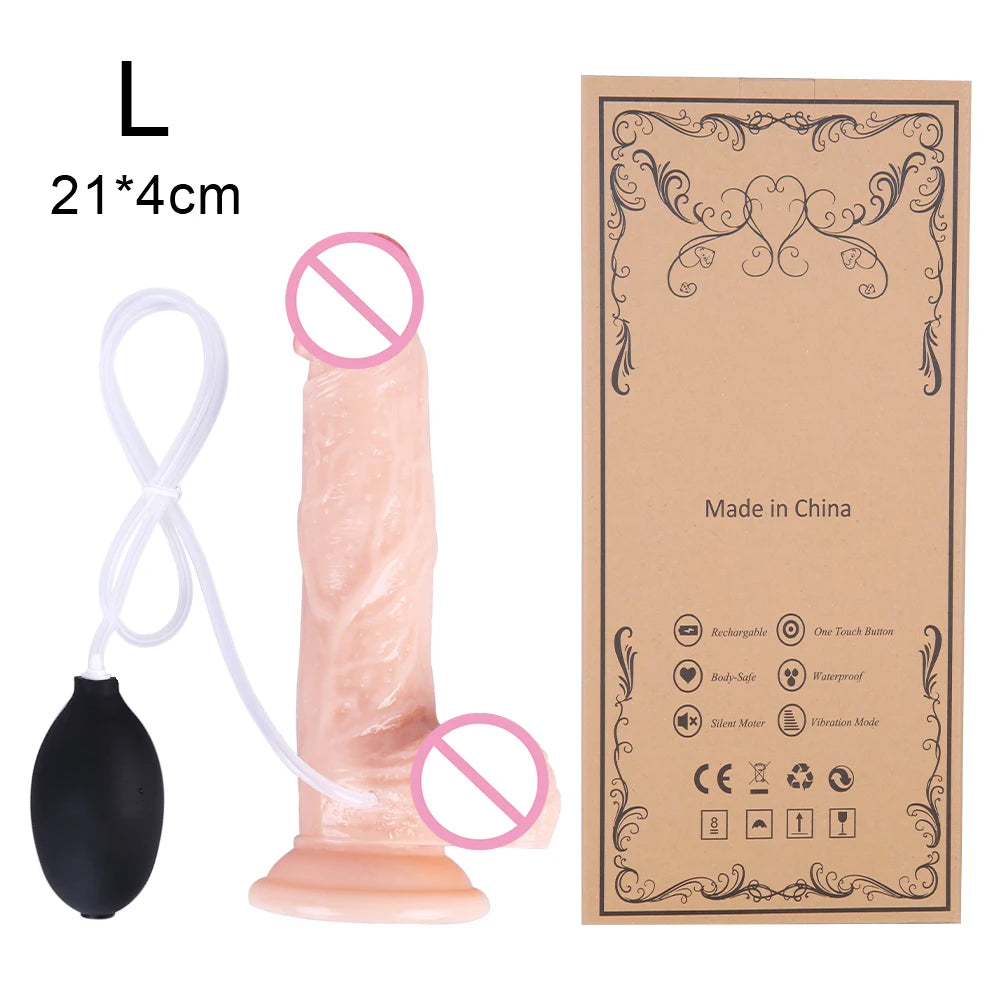 Squirting Ejaculating Dildo for Women Powerful Spray Water Silicone with Suction Cup Penis G-Spot Vagina Adult Sex Toys Big Dick