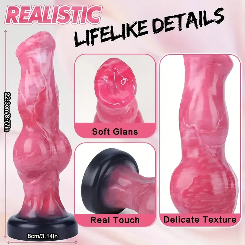 Dog Knot Dildo Anal Plug Animal Penis Masturbator Dick-Dildo Sex Toys For Man Women Prostate G-spot Massager Anal Penetration 18