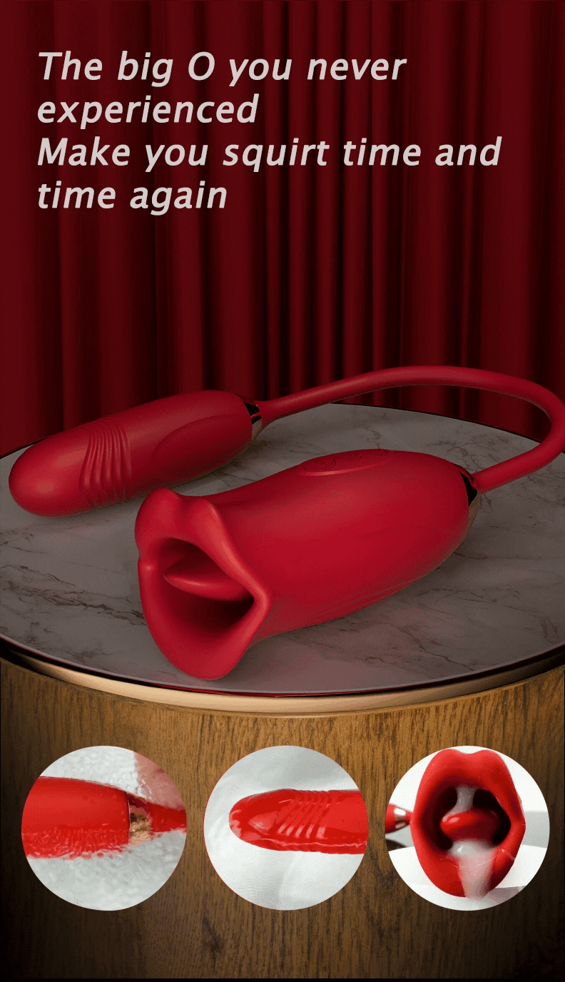 Sucking Licking Dildo Vibrator Female Tongue Telescopic Dildos G-spot Clitoris Nipple Stimulator Female Female Masturbation 18+