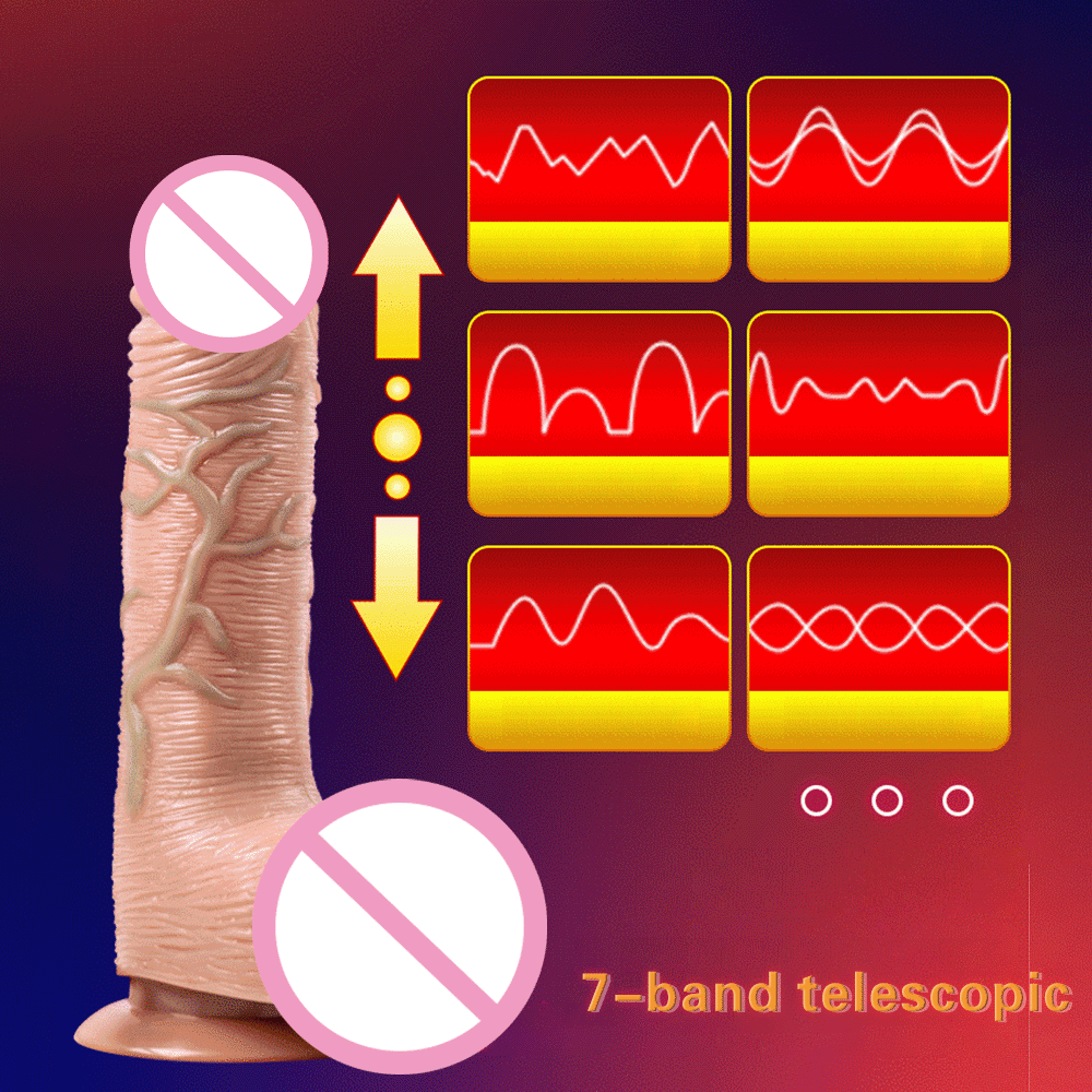 Big Dildo Vibrator Rechargeable Artificial Penis Telescopic Swing Heating Remote Silicone Dildos Control Vibrators For Women Gay