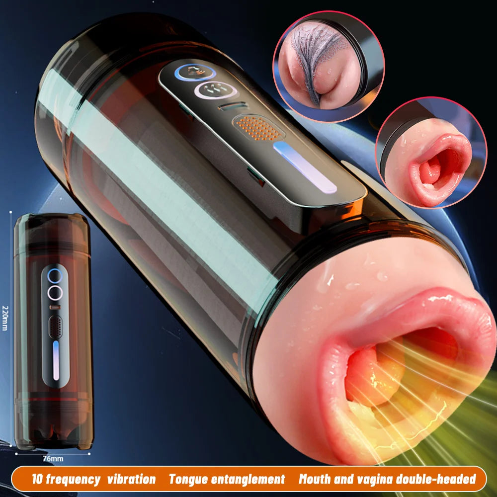 Sex Toys Automatic Male Masturbator Cup Sexy Voice Blowjob Vaginal Penetration Pocket Pussy Masturbator Toy Adults Goods for Man