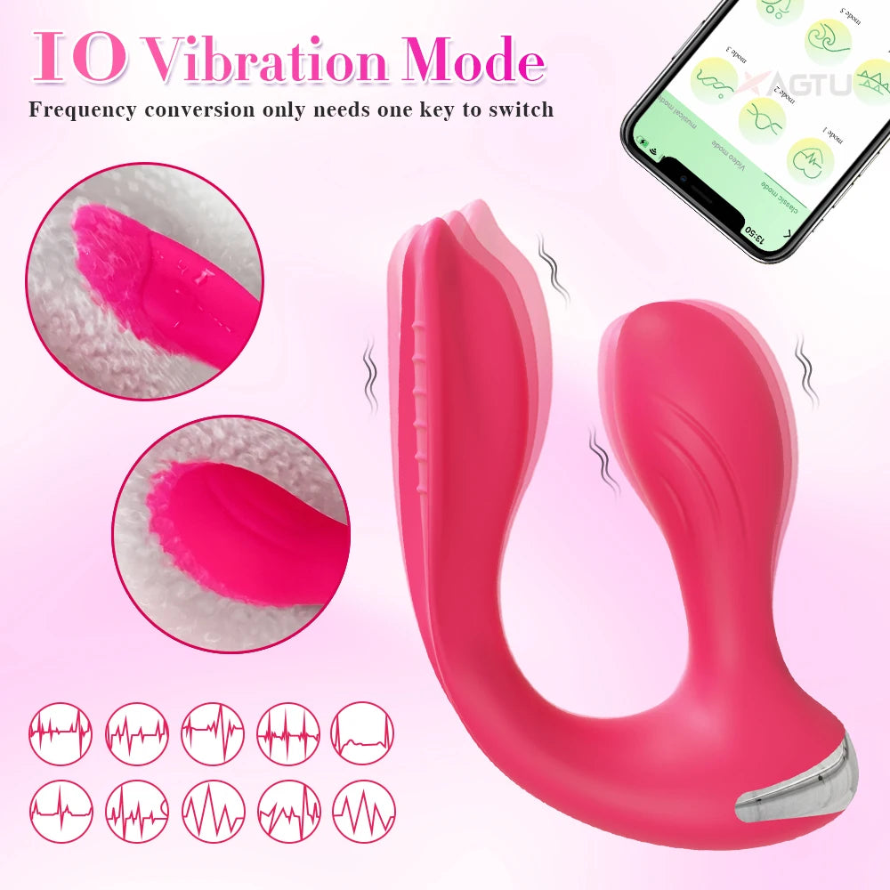 Sex Toys  2In 1Anal Plug Penetration Vagina Vibrator Masturbation Tools for Couple Anal Masturbator Adult Toy Sex Machine