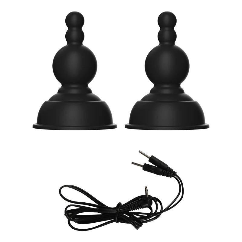 Powerful Breast Pump Sex Toy For Women Men Gay Electric Shock Pulse Breast Pump Vaginal Pump Electro Shock Orgasmic Masturbation